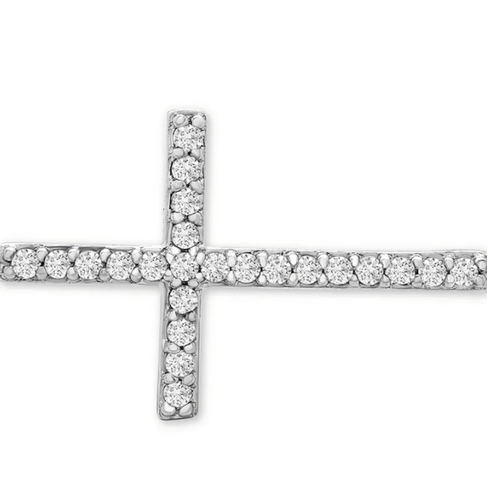 Diamond Macrame Cross bracelet Macys - Picture 8 of 8